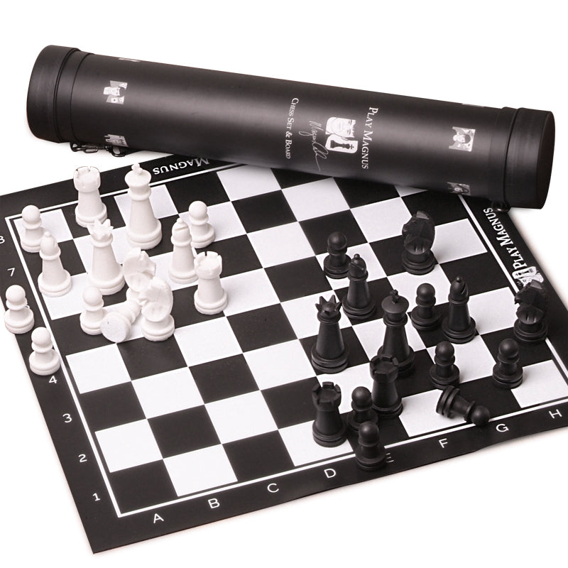 New Staunton Chess Black And White Chess Pieces Adult High-end Leather Chess Board Children Students Chess Chess