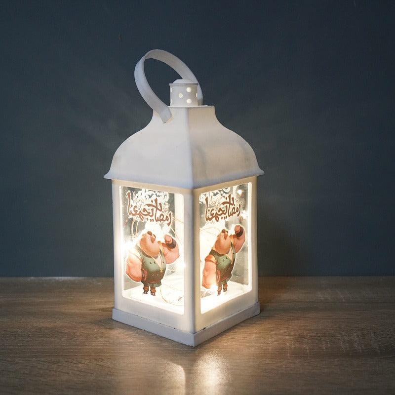 Wind Lantern Plastic Decoration For Eid