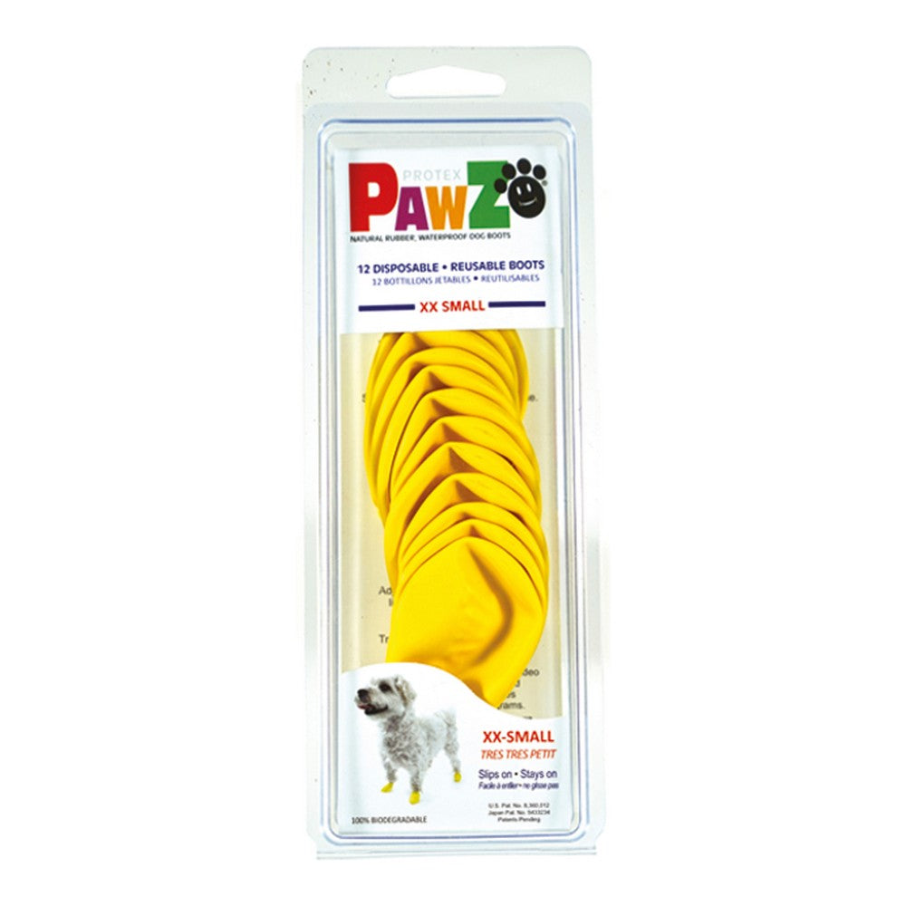 Boots Pawz Dog 12 Units Yellow Size XXS