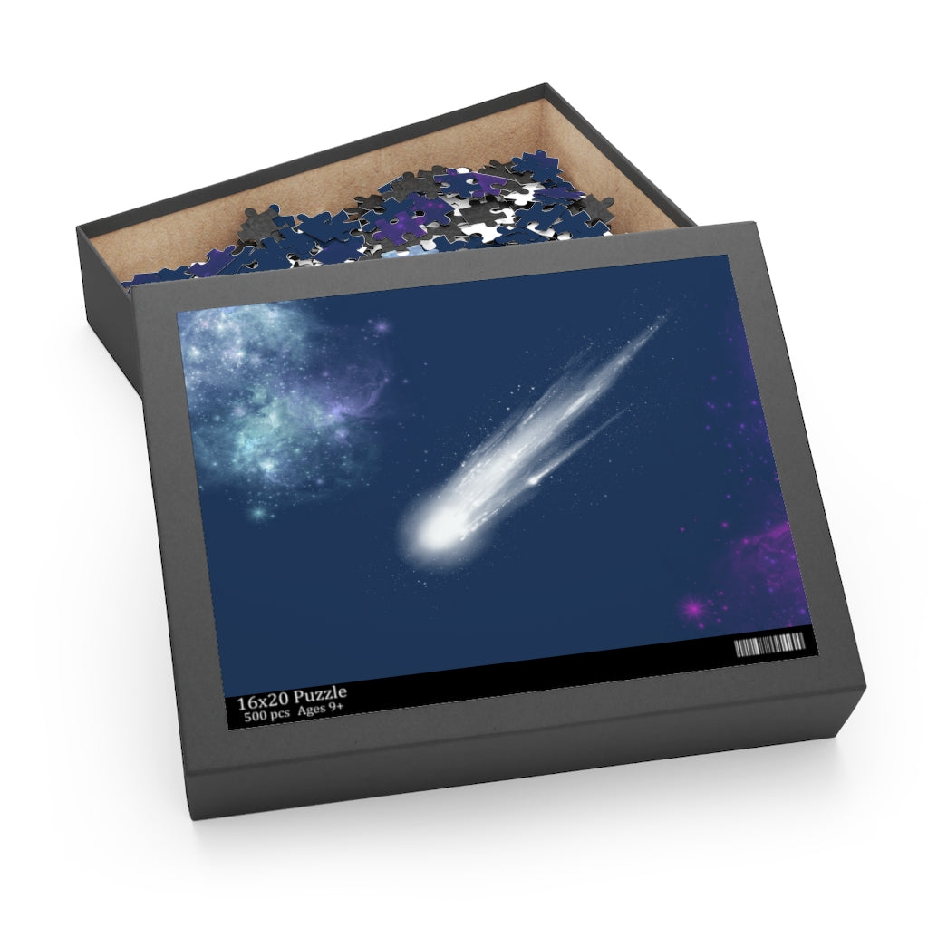 Universe with Darting Comet Jigsaw Puzzle 500-Piece