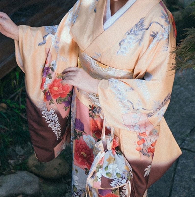 Japanese Style Yukata Modified Version Of The Kimono