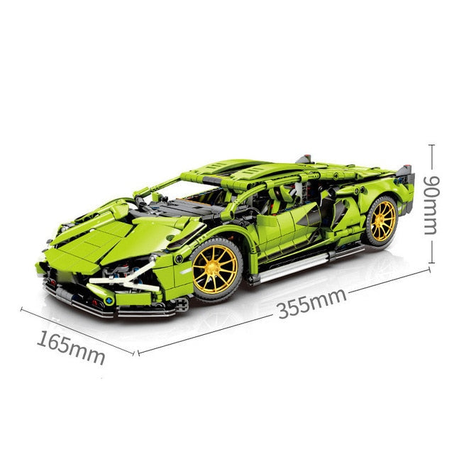 1280PCS Sports Car Building Blocks