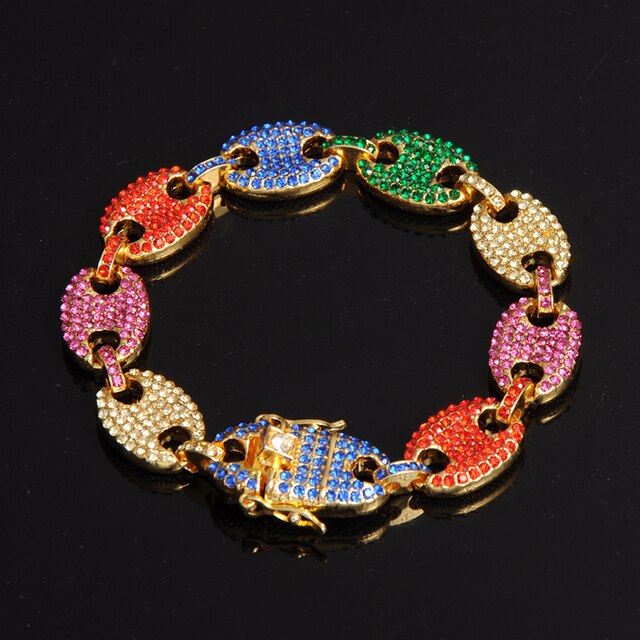 Multi-color Iced Out Bracelets