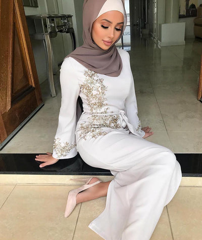 Muslim embroidered dress