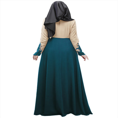 New color matching Muslim long skirt