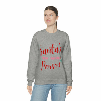 Womens Santa's Favorite Sweatshirt