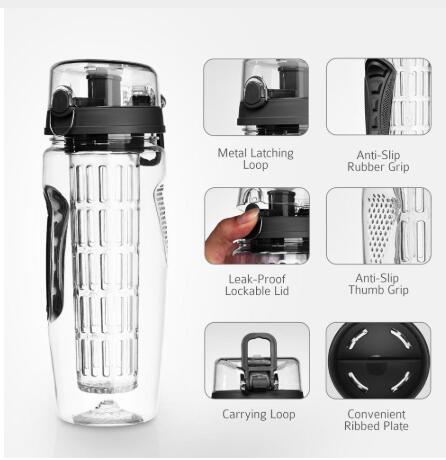 Free Fruit Infuser Juice Shaker Bottle Portable