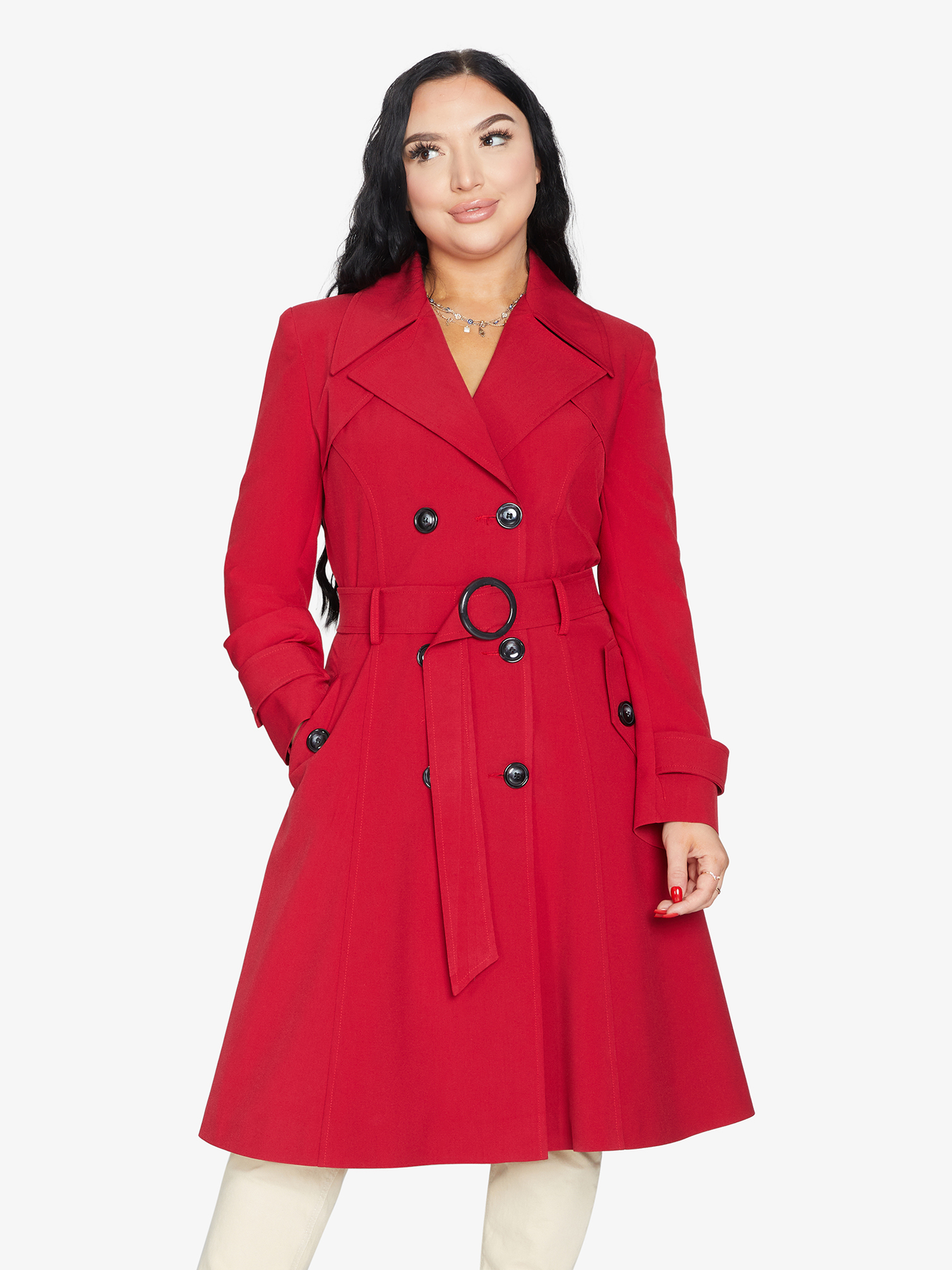 Spring/Summer Double Breasted Trench Mac Coat (1201-SP)