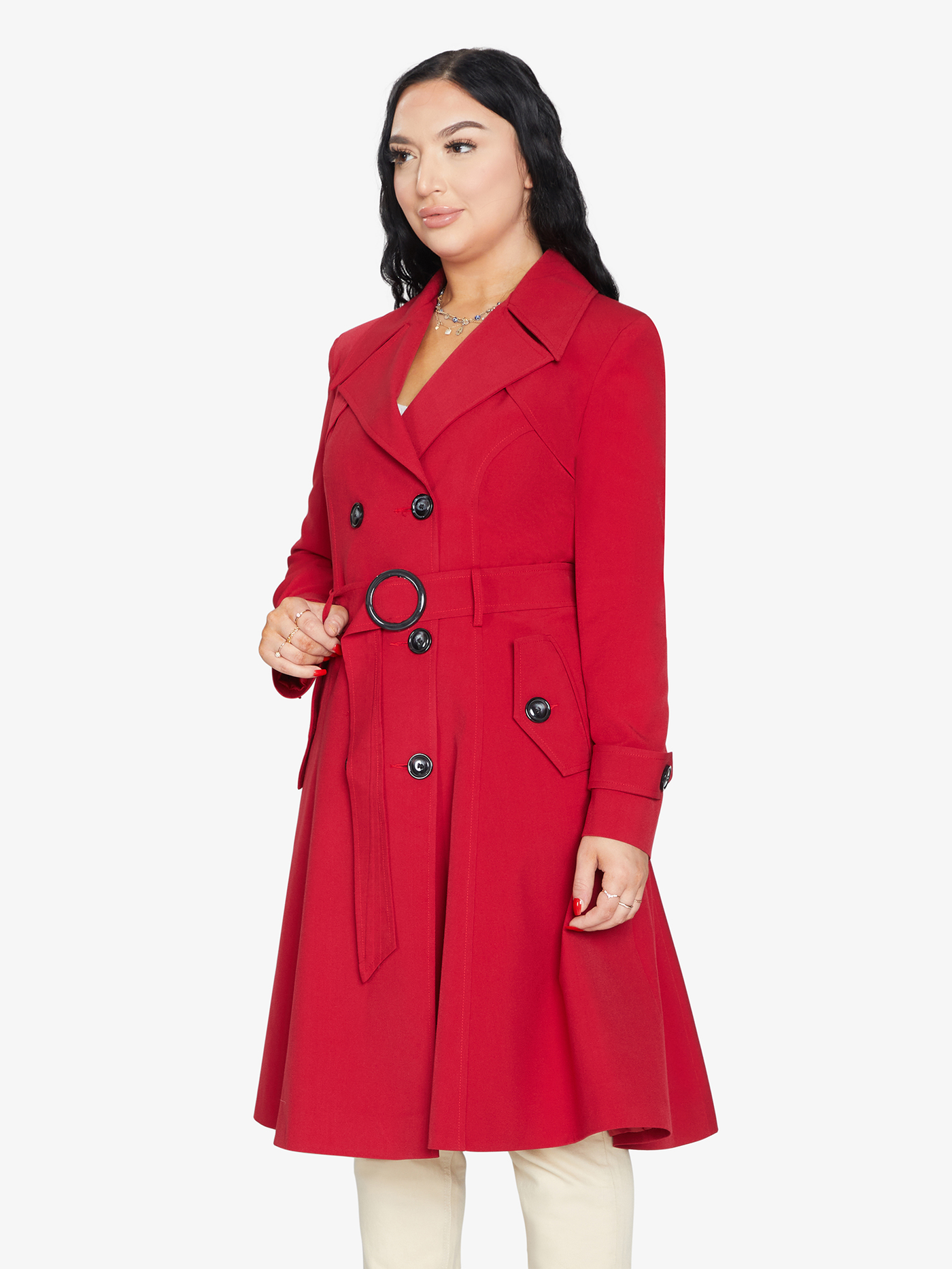 Spring/Summer Double Breasted Trench Mac Coat (1201-SP)