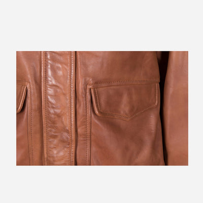 Amanda Bomber Jacket, Chestnut