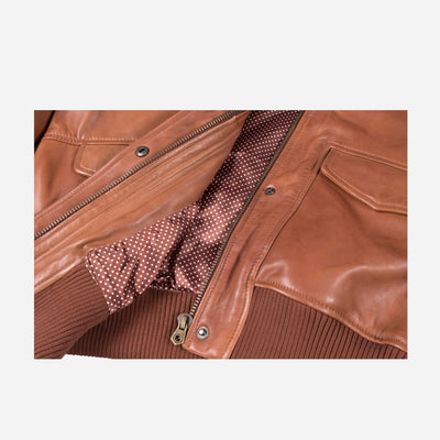 Amanda Bomber Jacket, Chestnut