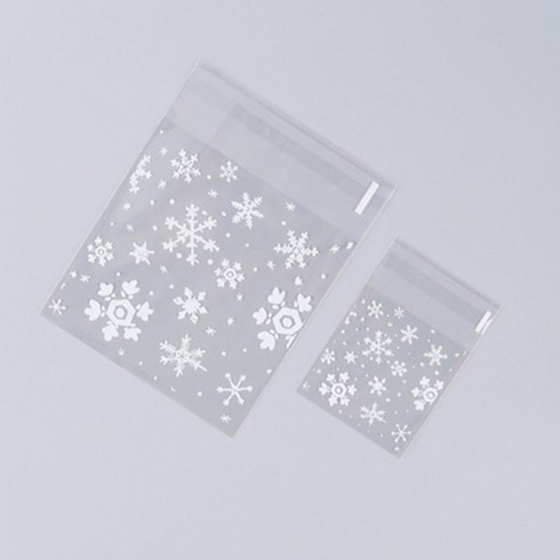 50pcs/set Christmas Decoration Snowflake Christmas Plastic Candy