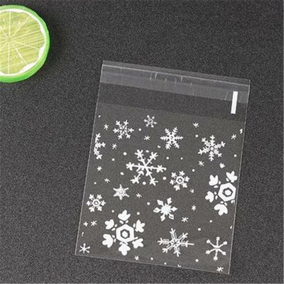 50pcs/set Christmas Decoration Snowflake Christmas Plastic Candy