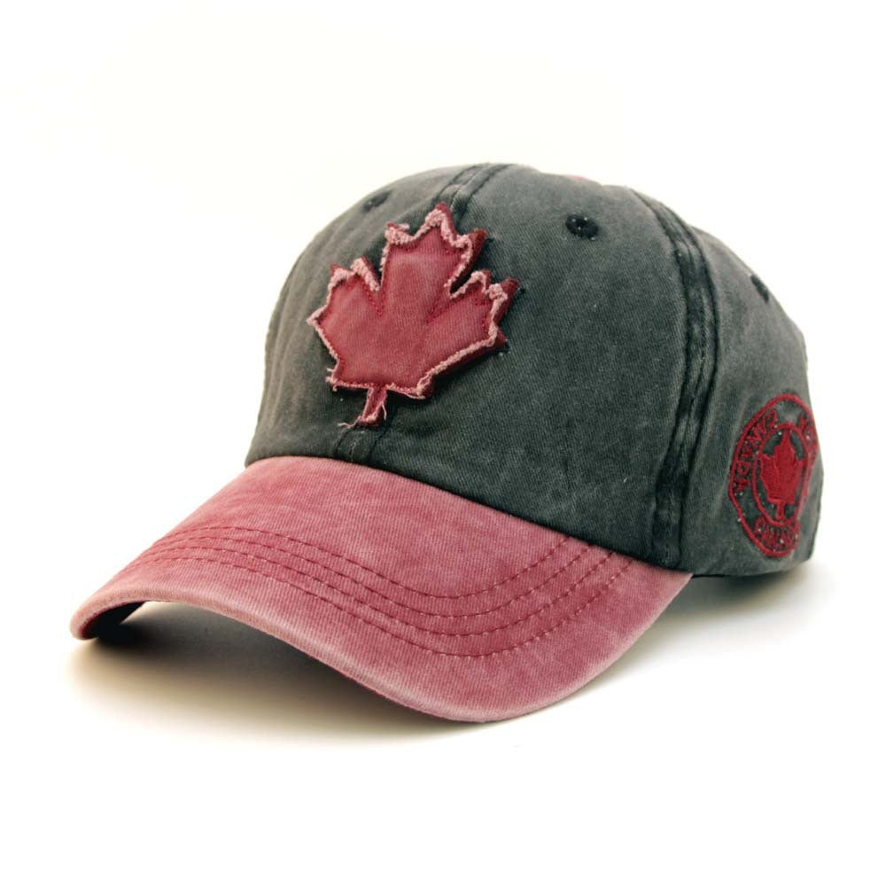 Europe, America, Canada Maple Leaf Pattern Baseball Cap Men'S And Women'S Cap