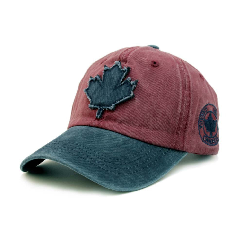 Europe, America, Canada Maple Leaf Pattern Baseball Cap Men'S And Women'S Cap