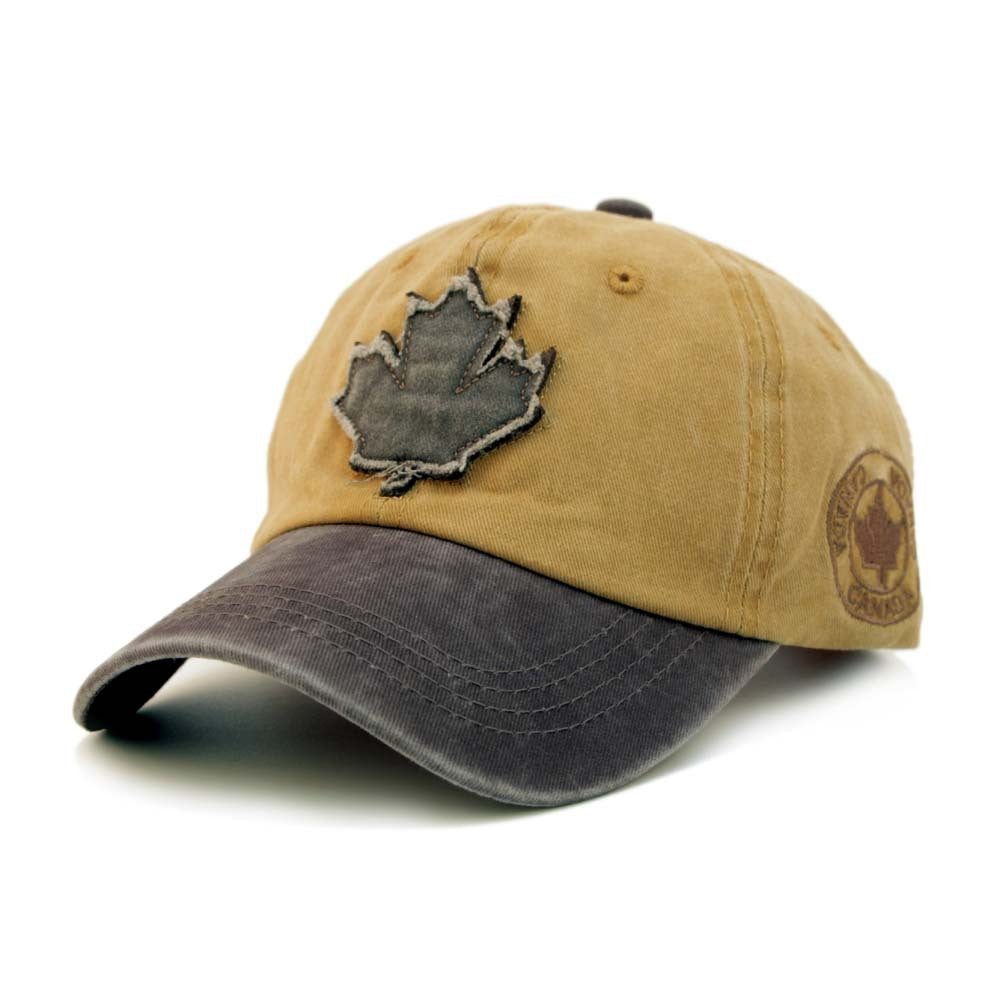 Europe, America, Canada Maple Leaf Pattern Baseball Cap Men'S And Women'S Cap