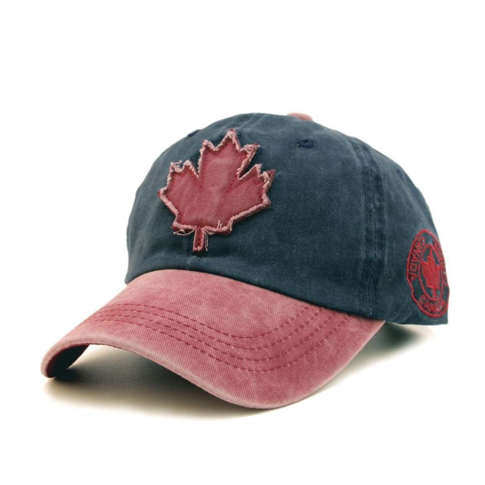 Europe, America, Canada Maple Leaf Pattern Baseball Cap Men'S And Women'S Cap