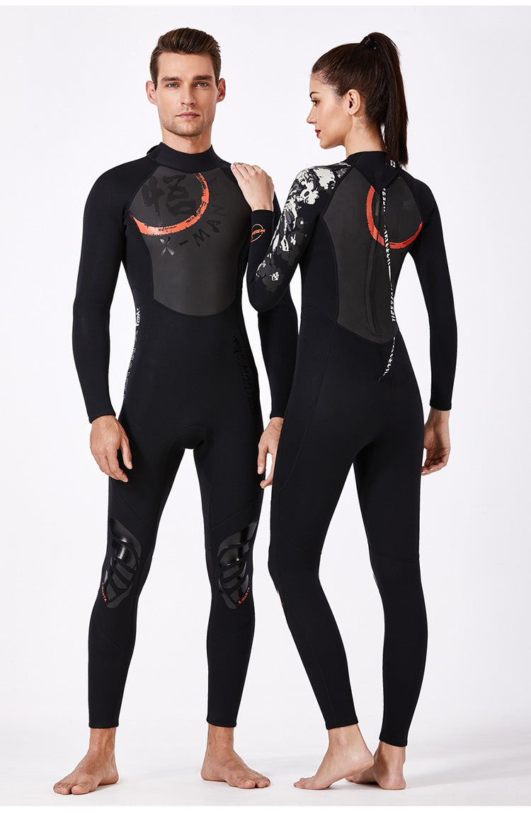 Long-Sleeved Warm Snorkeling Surfing Sunscreen Jellyfish Suit