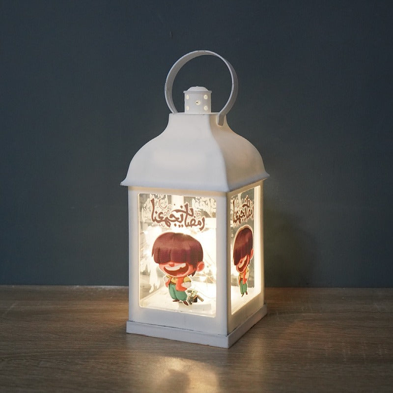 Wind Lantern Plastic Decoration For Eid