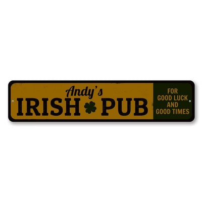 Irish Pub Shamrock Sign