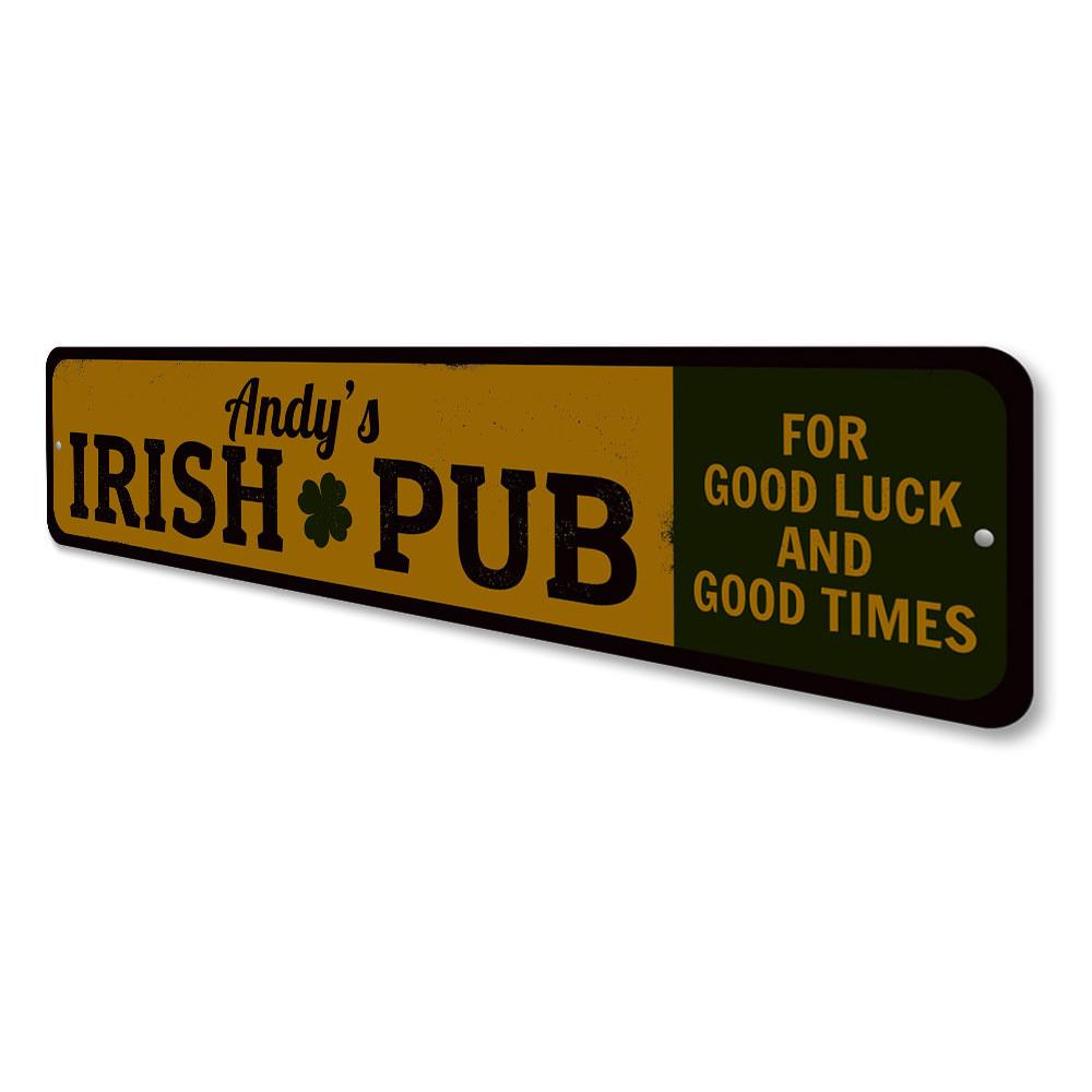 Irish Pub Shamrock Sign