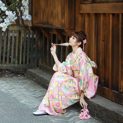 Gods Girl Japanese Style Kimono Sakura Yukata