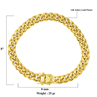 PARADISIACAL 8MM STEEL BRACELET | 9310481