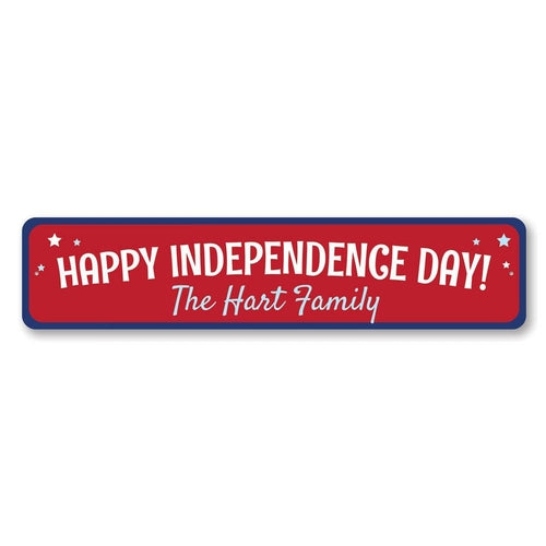 Independence Day Family Sign