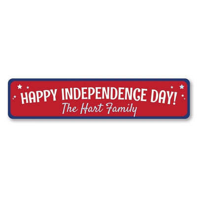 Independence Day Family Sign