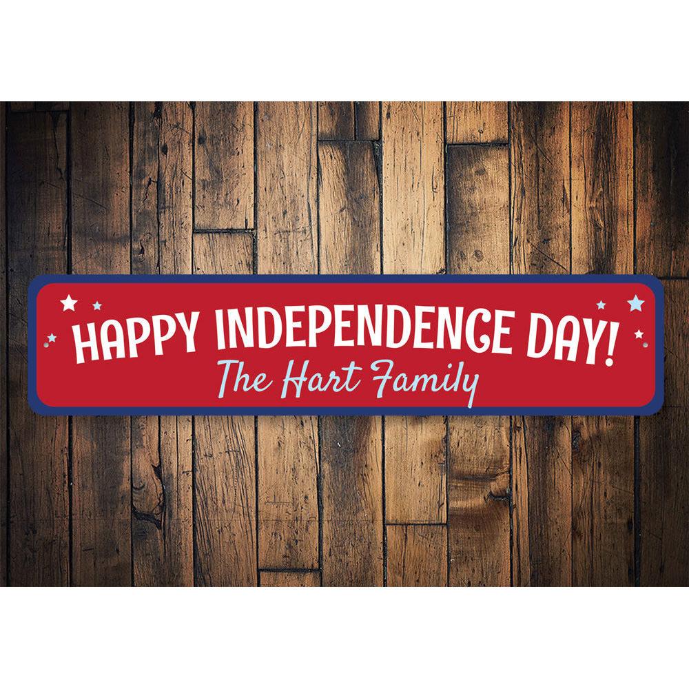 Independence Day Family Sign