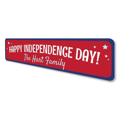 Independence Day Family Sign