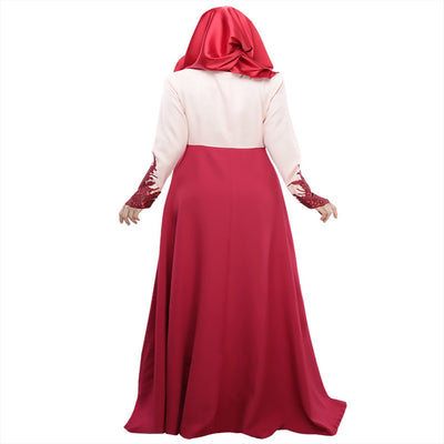 New color matching Muslim long skirt