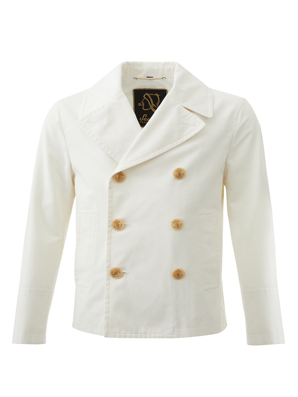 Sealup White Marine Style Double Breast Jacket