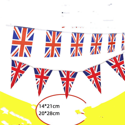 14 21cm UK String Flags 20 28cm Flag Pennant Decoration Hanging Flags Hanging Flag