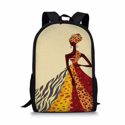 African style African style children's school bag