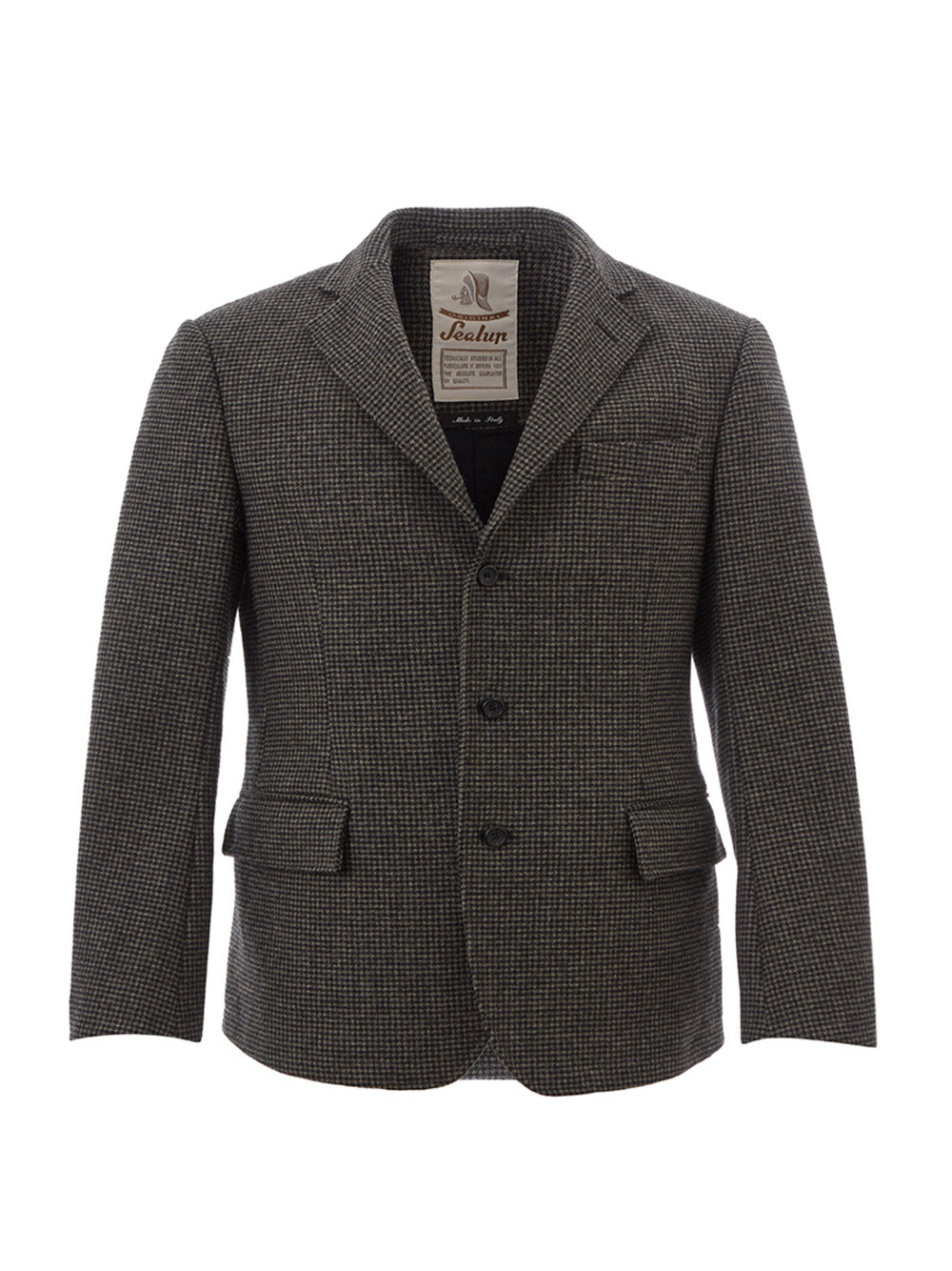 Sealup Wool Checked Single Breast Jacket