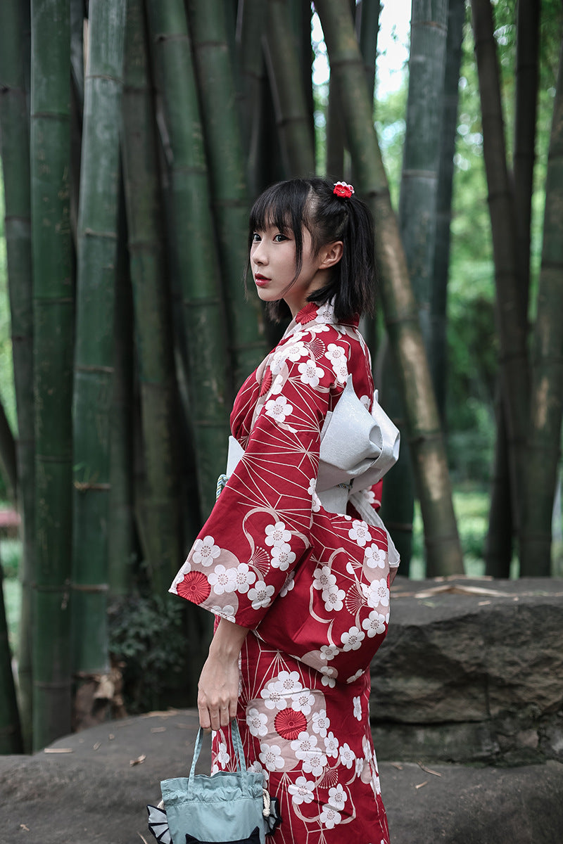 Japanese kimono yukata women dress kimono