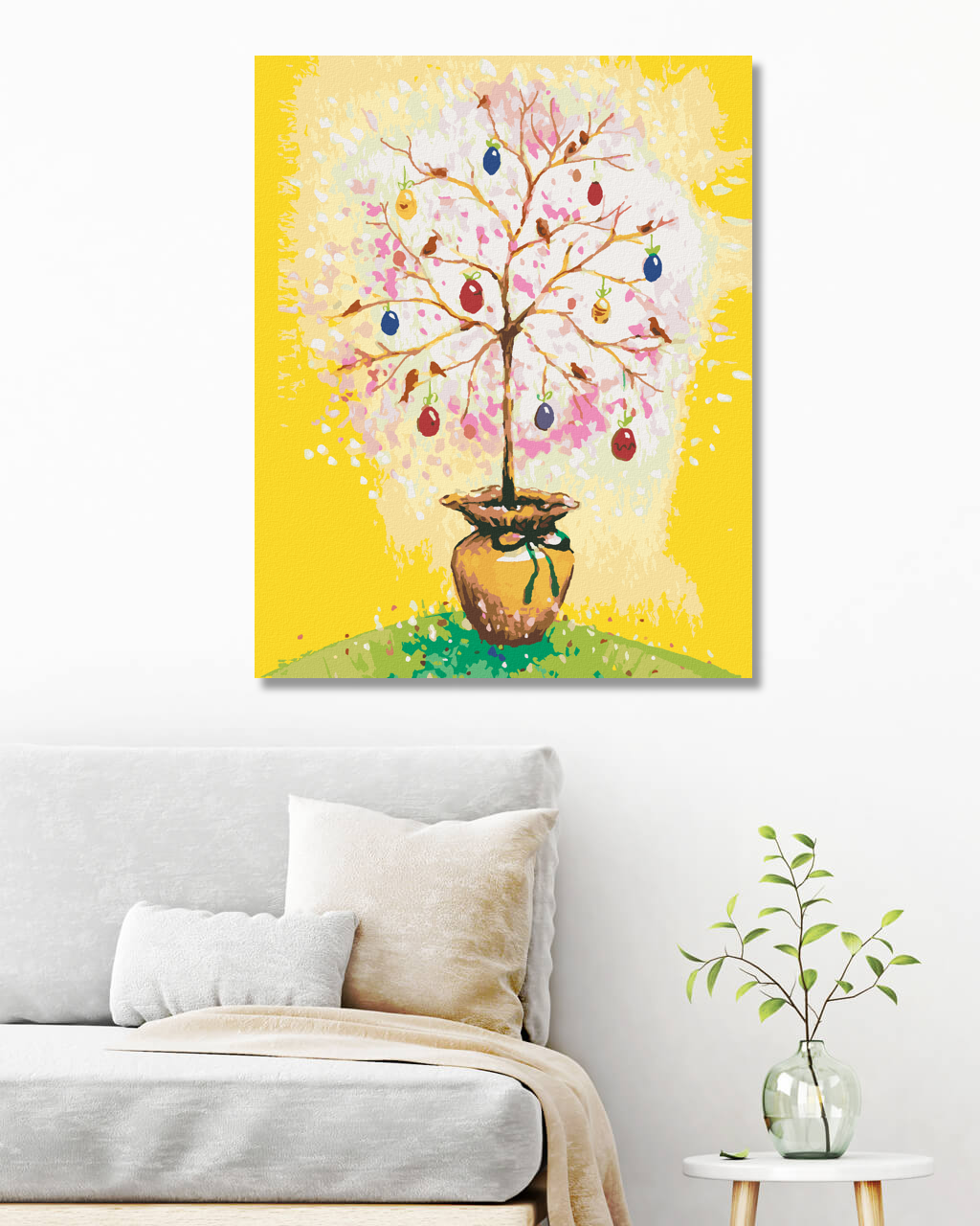 Paint by Numbers - EASTER TREE WITH EGGS