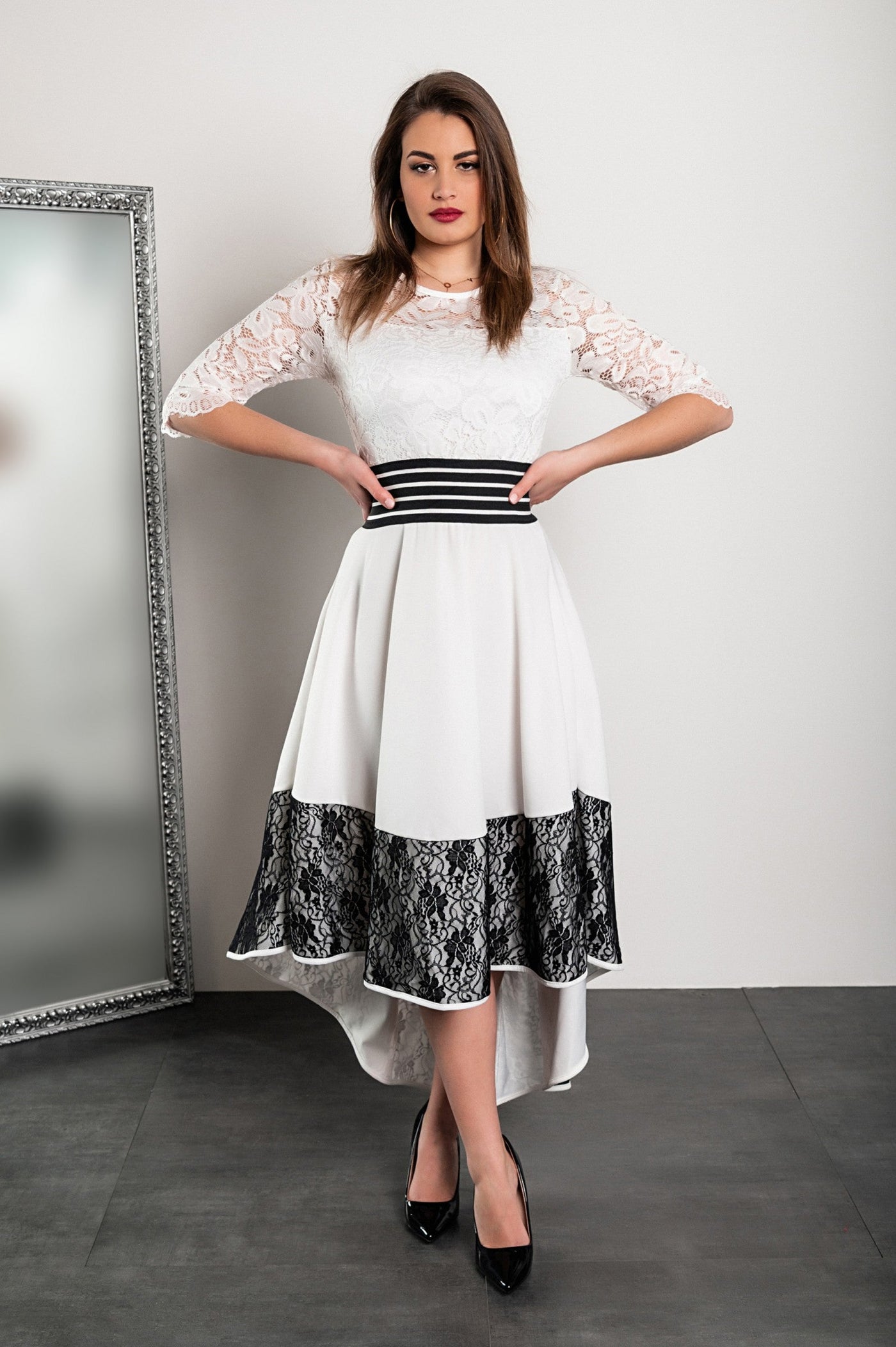 WOMEN DRESS BIANCA - WHITE