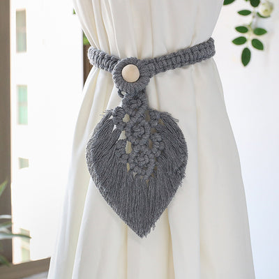 Macrame Room Decoration Curtain Tieback Rope