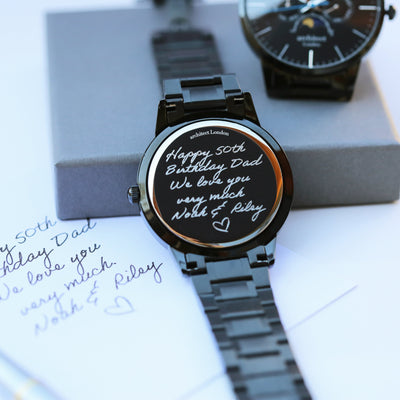 Men's Architect Apollo Black - Handwriting Engraving