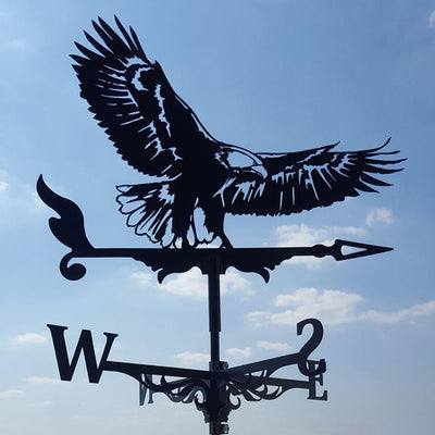 Bald Eagle Weather Vane Stainless Steel Spray Paint Outdoor European Iron Art