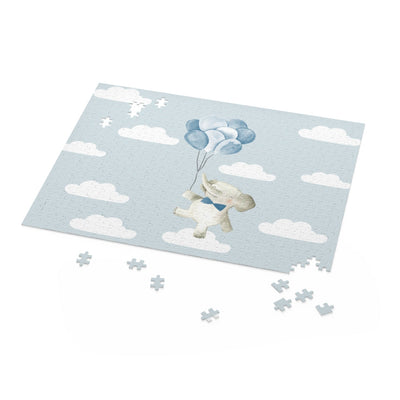 Baby Elephant Floating in the Clouds Jigsaw Puzzle 500-Piece