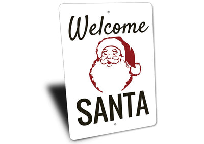 Welcome Santa Sign