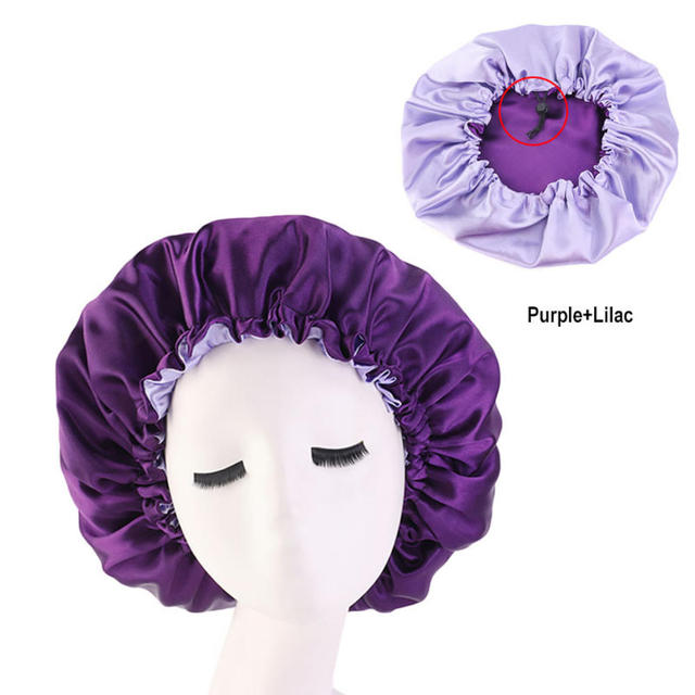 Women Satin Sleeping / Shower Cap