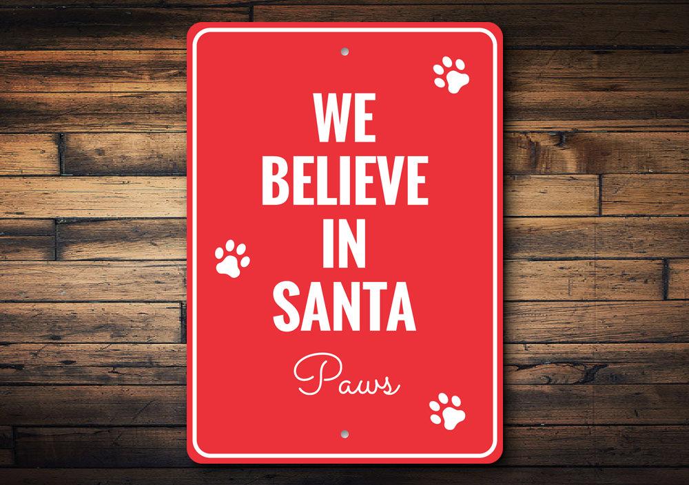 Santa Paws Sign