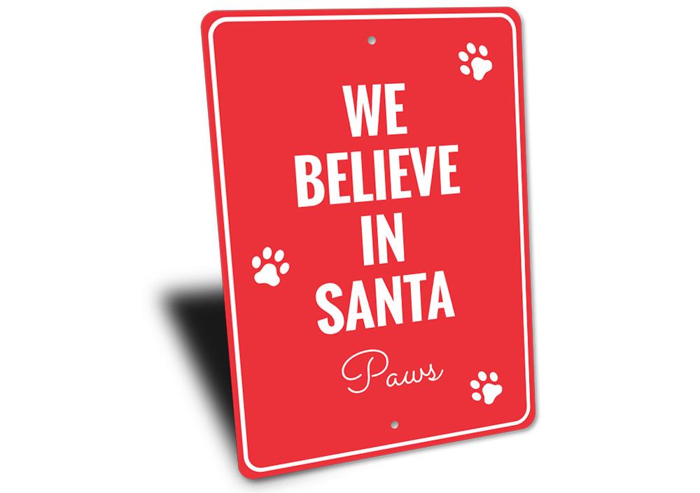 Santa Paws Sign