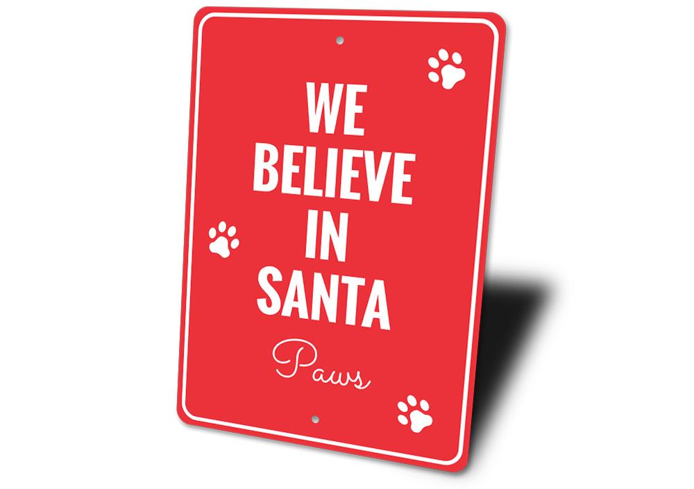 Santa Paws Sign