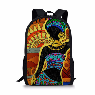 African style African style children's school bag