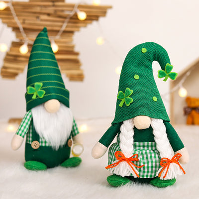 Irish Day Guardian Holy Patrick Forest Man Doll Ornaments Theme Party Decoration